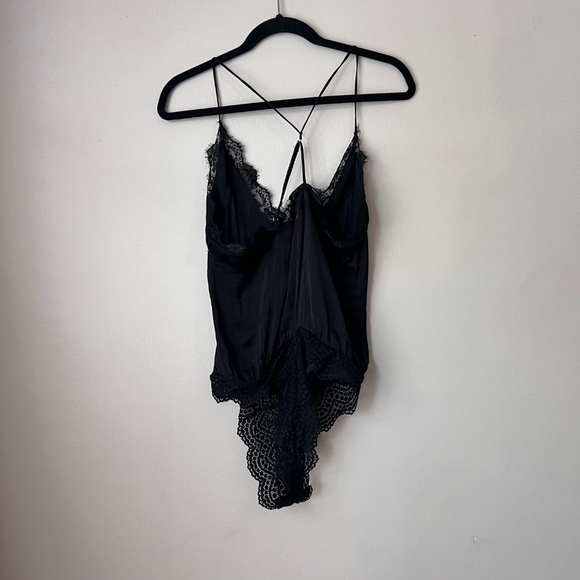 Free People Silk and Lace Bodysuits - Picture 2 of 4